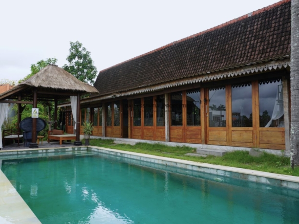 rice field view 2 bedroom villa for rental in tuka street north canggu la172 1