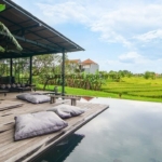 stunning ricefiled view 4 bedroom villa for rent in beraban tanah lot sr139 2