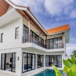 ricefield view 3 bedroom villa for rent in canggu ak029 11