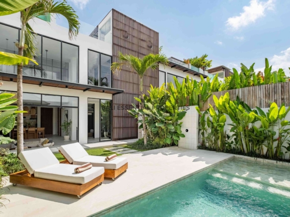 modern luxurious 3 bedroom villa for rent in canggu la344