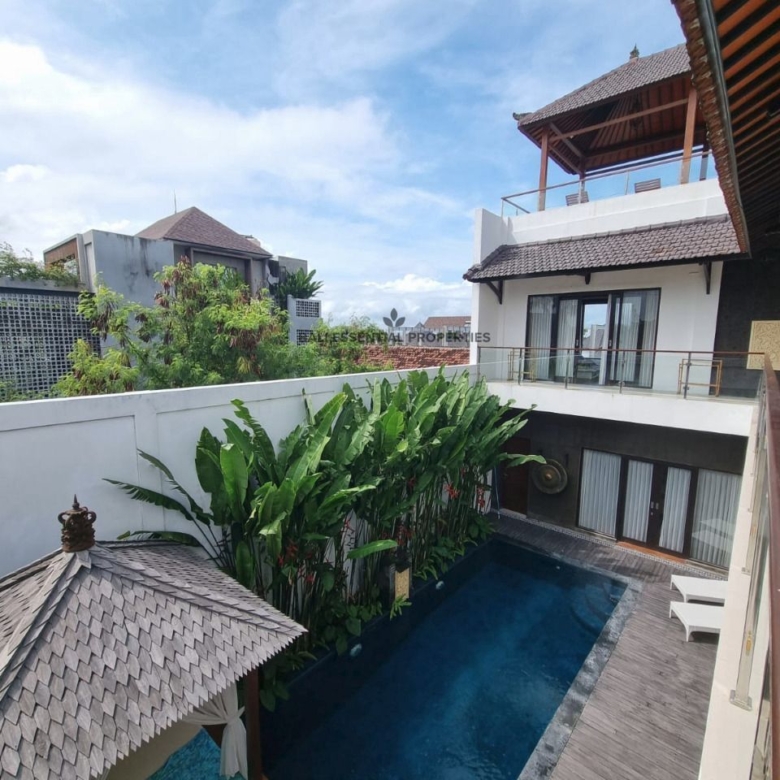 ricefield view 4 bedroom villa for yearly rent in pererenan sc251 8