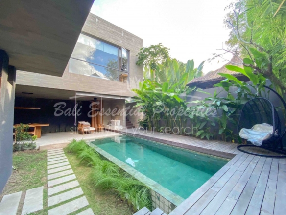 modern concrete industrial style villa for rent in kerobokan bm278 1