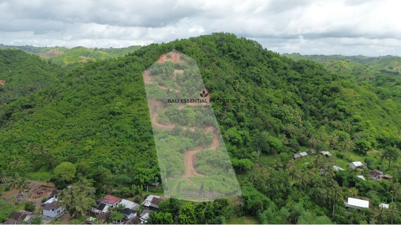 ocen and circuit view land for freehold sale in kuta lombok bm511 1