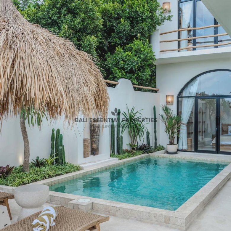 tropical mediterranean 2 bedroom villa for rent in canggu ut006 19