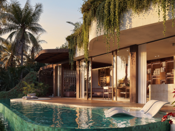 off plan 3 bedroom ocean view villa with rooftop for sale in uluwatu bm539