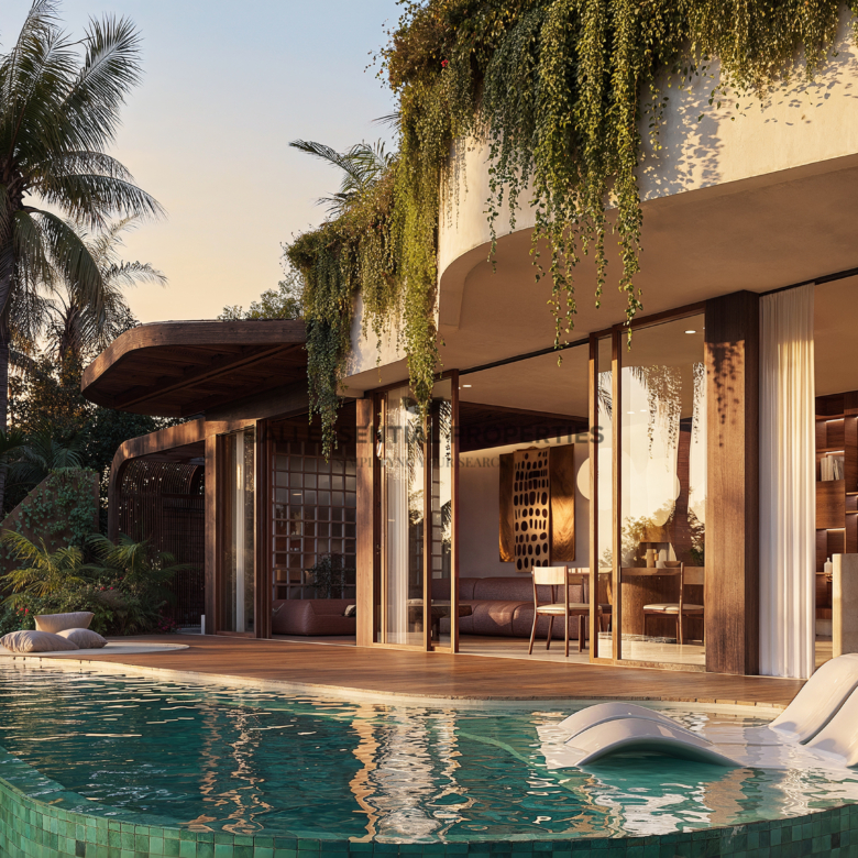 off plan 3 bedroom ocean view villa with rooftop for sale in uluwatu bm539