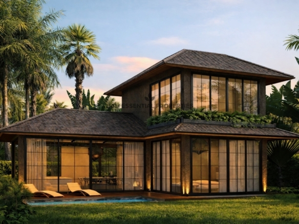 off plan jungle view 2 bedroom villa for leasehold sale in ubud ra032
