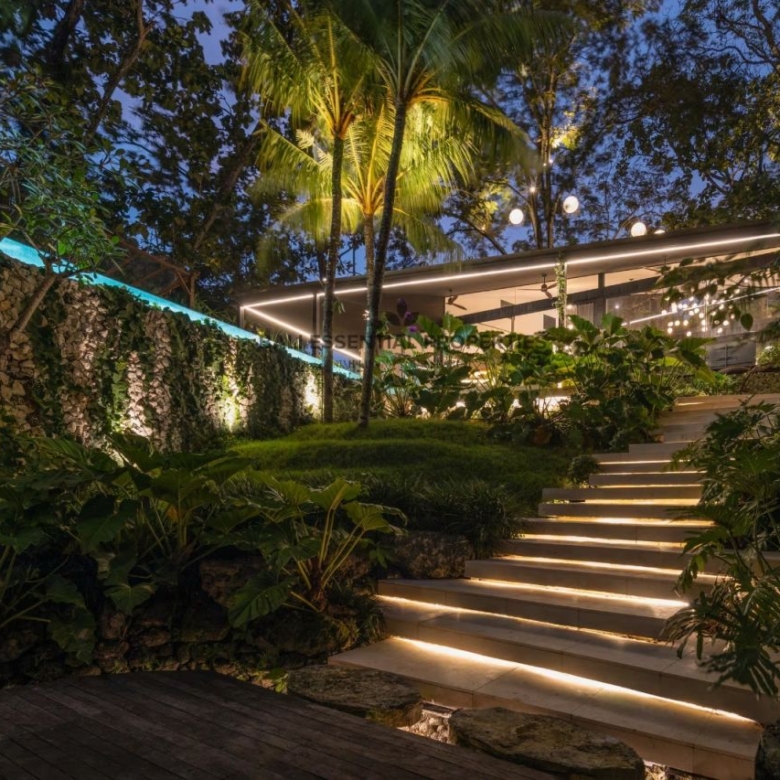 premium 6 bedroom jungle villa for monthly rent in pererenan bm552 2