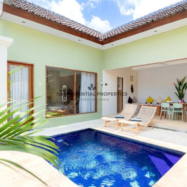 1 bedroom villa for monthly rent in canggu ra040